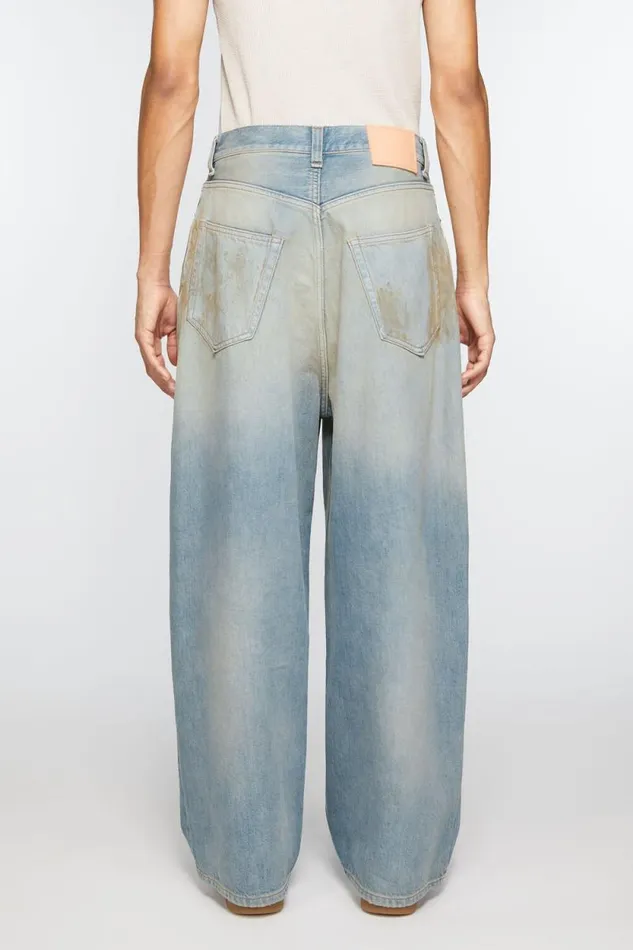 Acne Studios Super Baggy Fit Jeans 8211 2023 Mid Blue Men Jeans Acne Studios Super Baggy Fit Jeans 8211 2023 Mid Blue Men Jeans