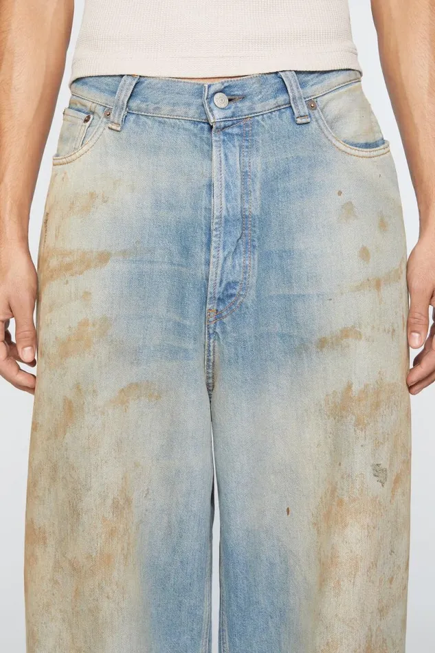 Acne Studios Super Baggy Fit Jeans 8211 2023 Mid Blue Men Jeans Acne Studios Super Baggy Fit Jeans 8211 2023 Mid Blue Men Jeans