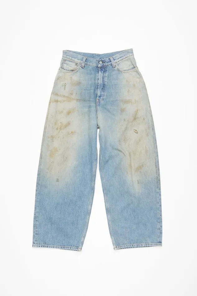 Acne Studios Super Baggy Fit Jeans 8211 2023 Mid Blue Men Jeans Acne Studios Super Baggy Fit Jeans 8211 2023 Mid Blue Men Jeans