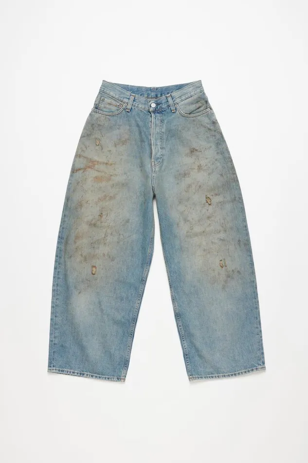 Acne Studios Super Baggy Fit Jeans 8211 2023 Mid Blue Men Jeans Acne Studios Super Baggy Fit Jeans 8211 2023 Mid Blue Men Jeans