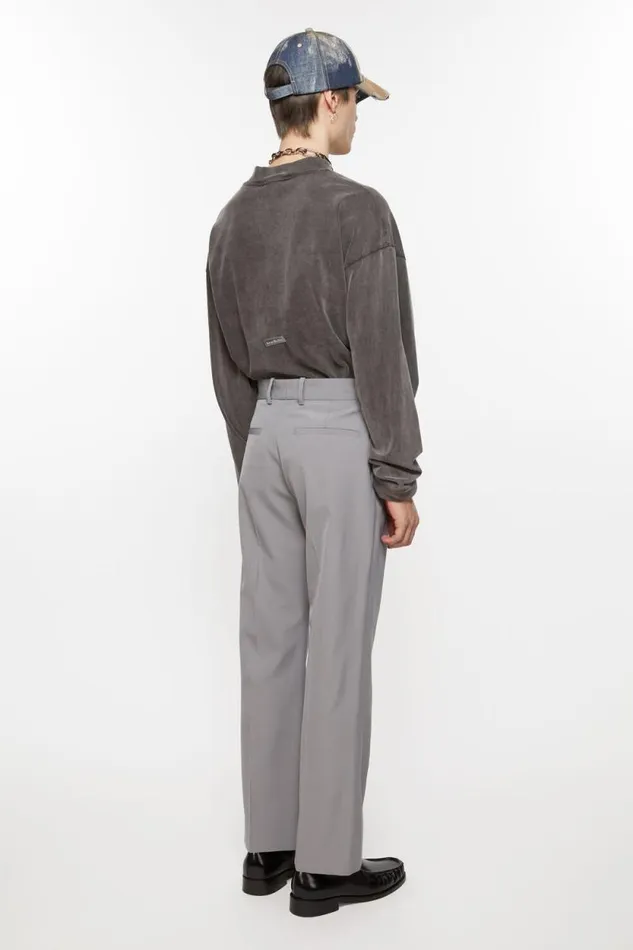 Acne Studios Tailored Trousers Cold Grey Men Trousers