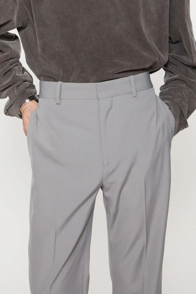 Acne Studios Tailored Trousers Cold Grey Men Trousers