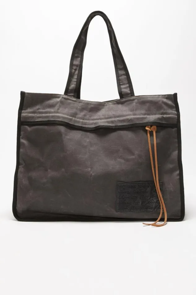 Acne Studios Tote Bag Greyblack Women Bags