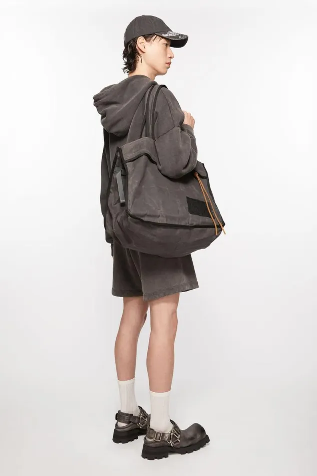 Acne Studios Tote Bag Greyblack Women Bags