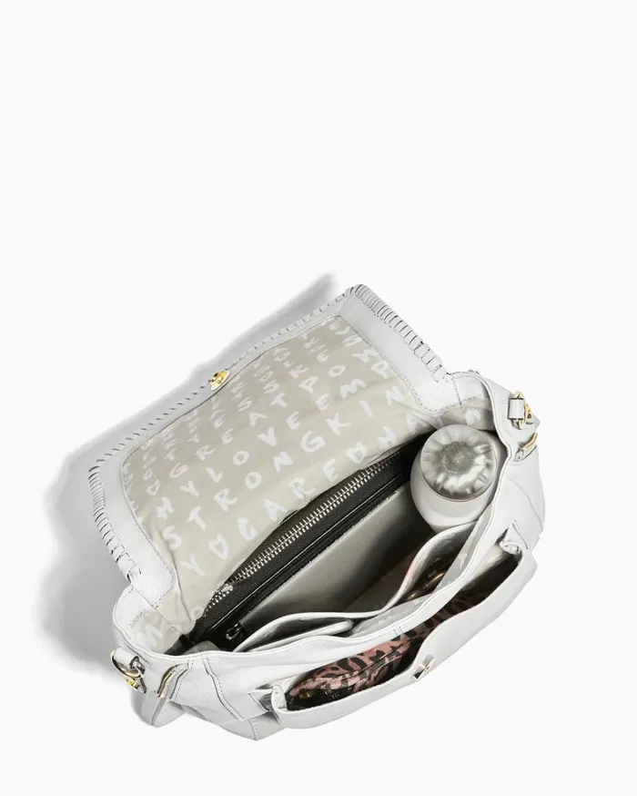 Aimee Kestenberg Backpacks Women All For Love Convertible Backpack Cloud With Shiny Gold