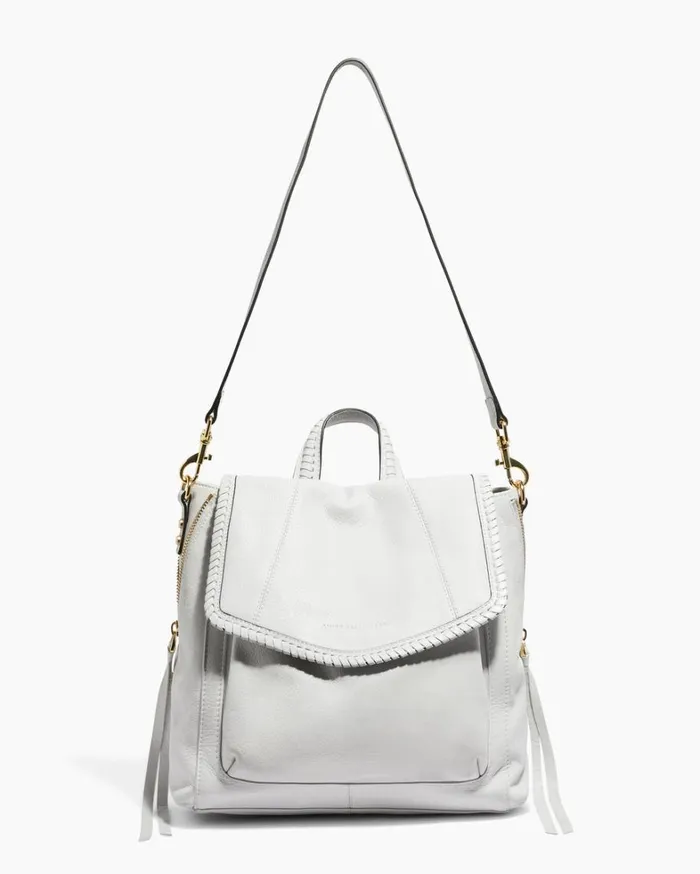 Aimee Kestenberg Backpacks Women All For Love Convertible Backpack Cloud With Shiny Gold