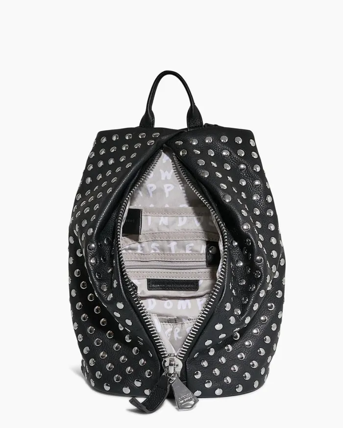 Aimee Kestenberg Backpacks Women Tamitha Novelty Backpack Black With Disco Studs