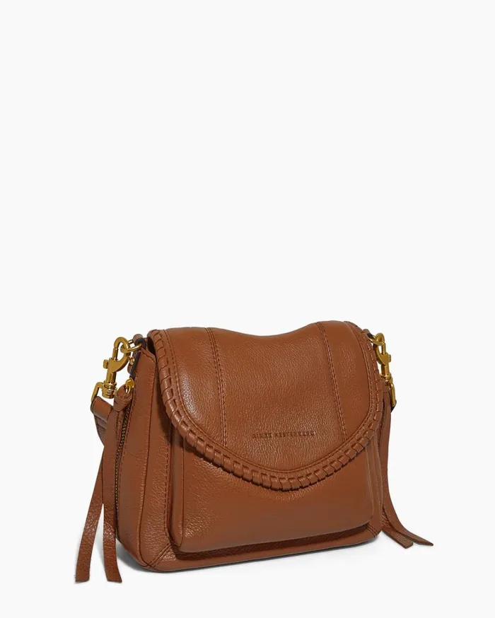 Aimee Kestenberg Crossbody Bags Women All For Love Mini Crossbody Chestnut With 14k Yellow Gold