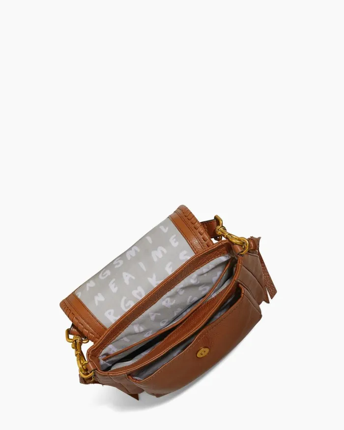 Aimee Kestenberg Crossbody Bags Women All For Love Mini Crossbody Chestnut With 14k Yellow Gold