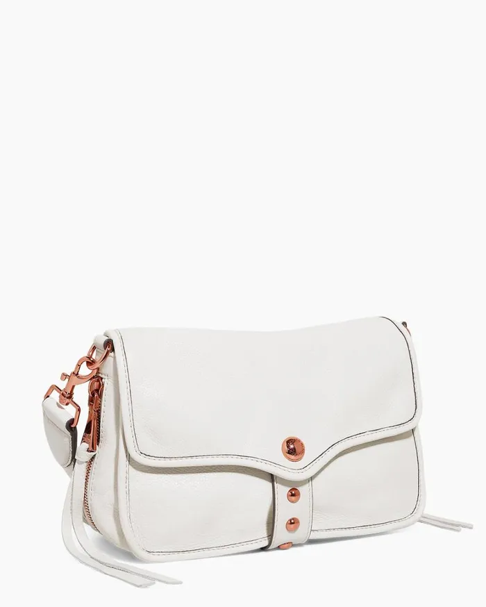 Aimee Kestenberg Crossbody Bags Women Great Escape Crossbody Vanilla Ice With Chocolate Rose Gold