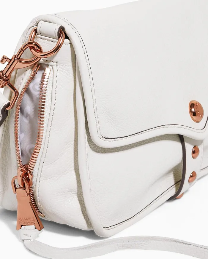 Aimee Kestenberg Crossbody Bags Women Great Escape Crossbody Vanilla Ice With Chocolate Rose Gold