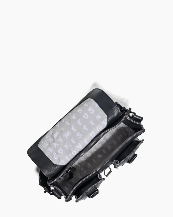 Aimee Kestenberg Crossbody Bags Women SaddleUp Crossbody Black With Shiny Black