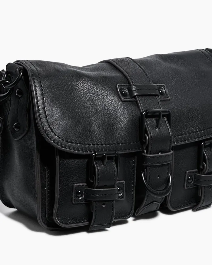 Aimee Kestenberg Crossbody Bags Women SaddleUp Crossbody Black With Shiny Black