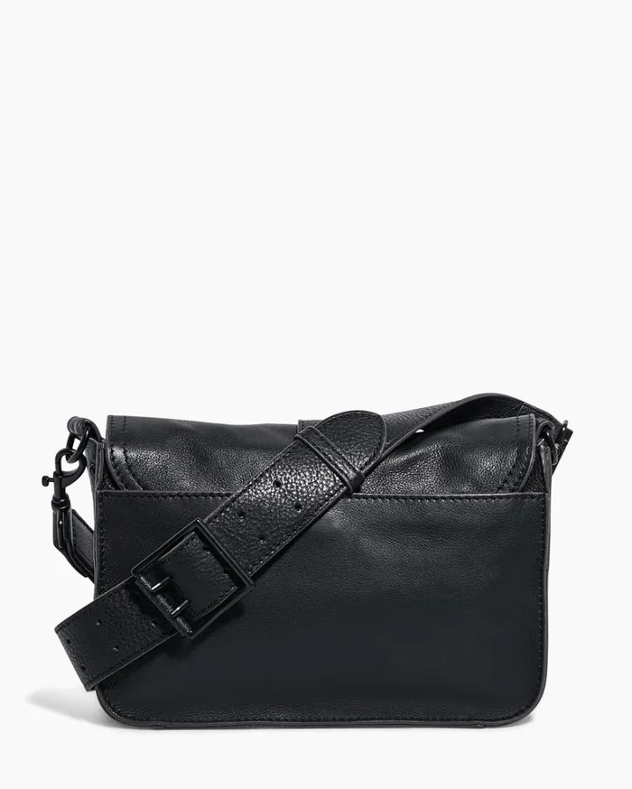 Aimee Kestenberg Crossbody Bags Women SaddleUp Crossbody Black With Shiny Black