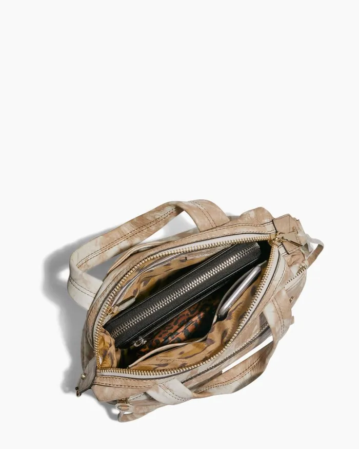 Aimee Kestenberg Satchels Women Night Is Young Mini Crossbody Satchel Oat Tie Dye