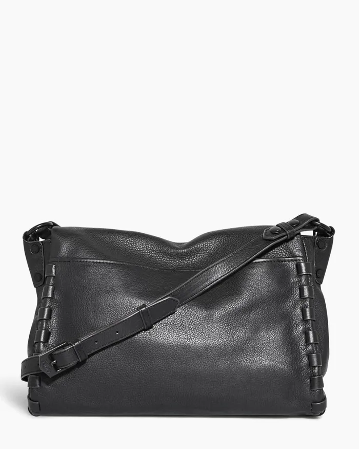 Aimee Kestenberg Shoulder Bags Women Zen Convertible Shoulder Black With Shiny Black