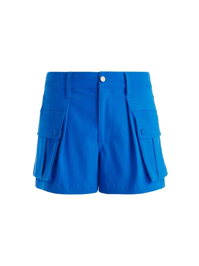 Alice Olivia JOETTE LOW RISE CARGO SHORT French Blue Women Shorts