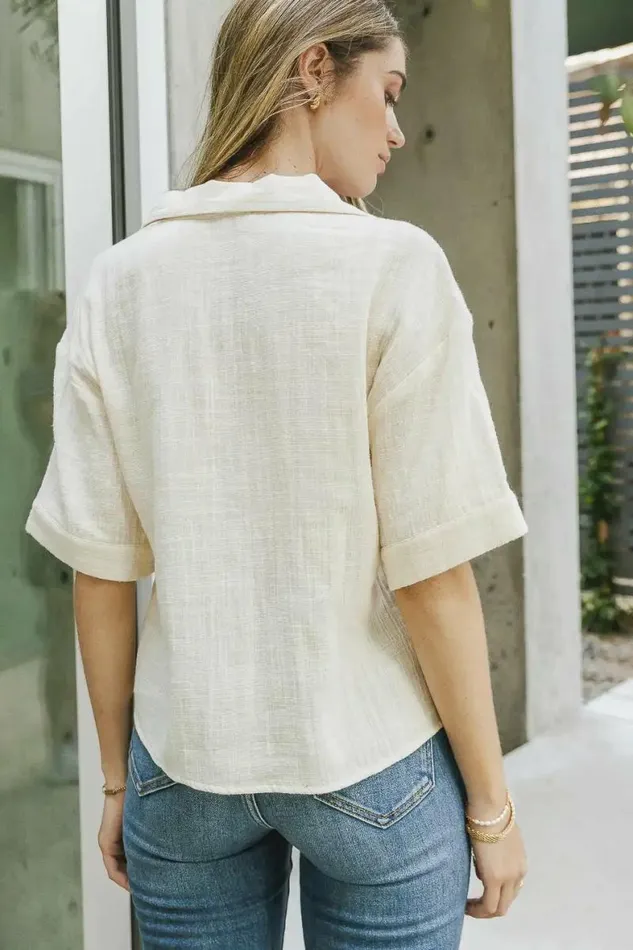 Alyssa Top In Cream Cream Women Bohme Tops