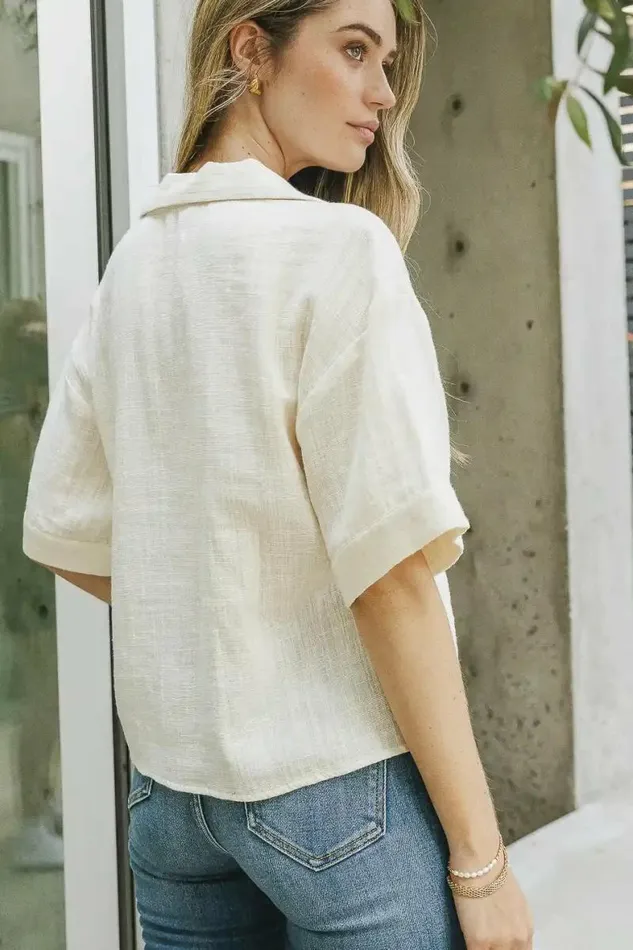 Alyssa Top In Cream Cream Women Bohme Tops