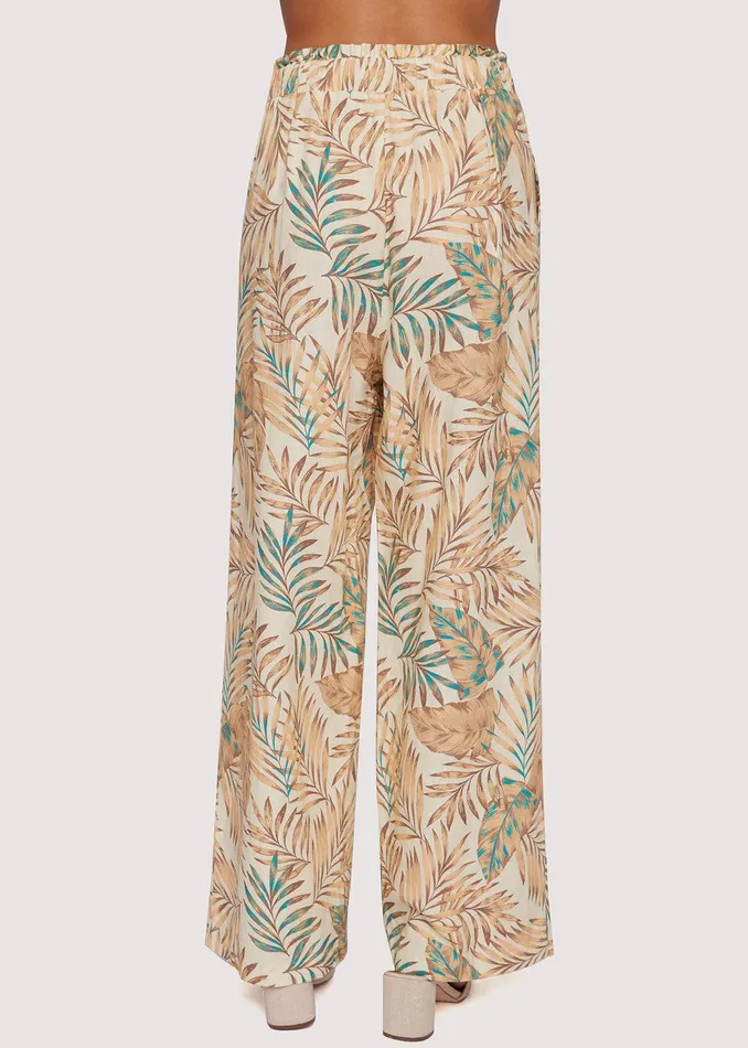 Anafi Palm Pants Ivory Women Lost Wander Pants And Shorts