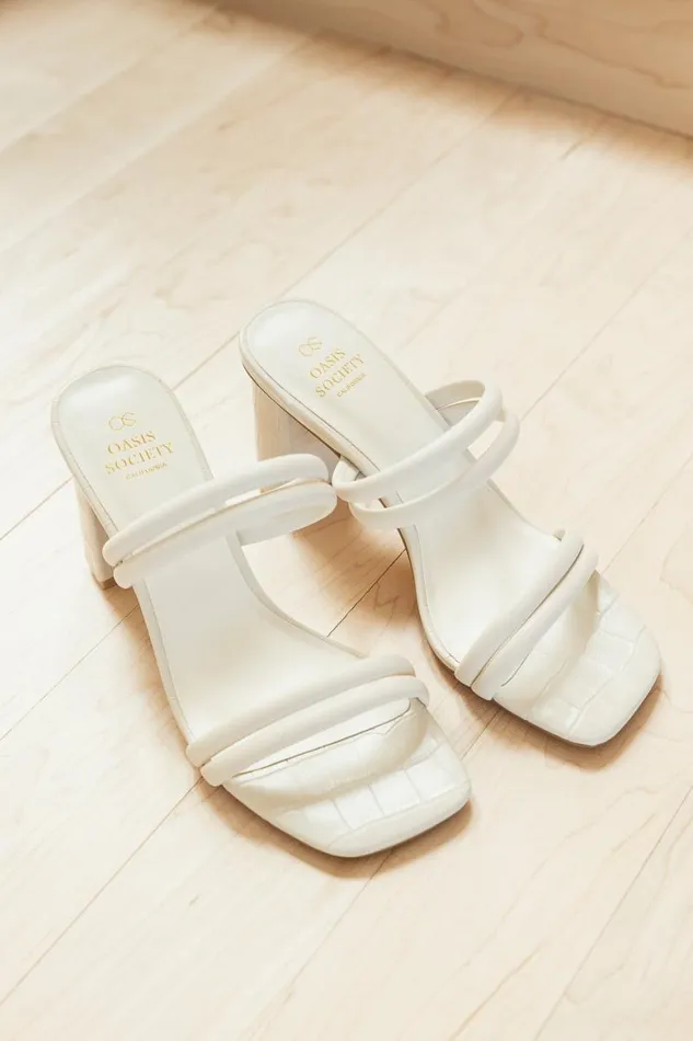 Angela Heels In Beige Beige Women Bohme Shoes