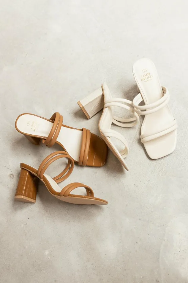 Angela Heels In Beige Beige Women Bohme Shoes