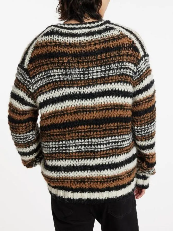 ANGICOS VNECK SWEATER Caramel Clothing John Varvatos Sweaters