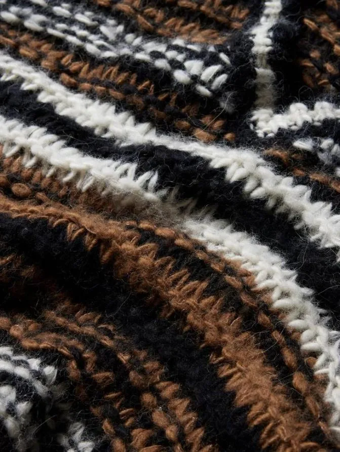 ANGICOS VNECK SWEATER Caramel Clothing John Varvatos Sweaters