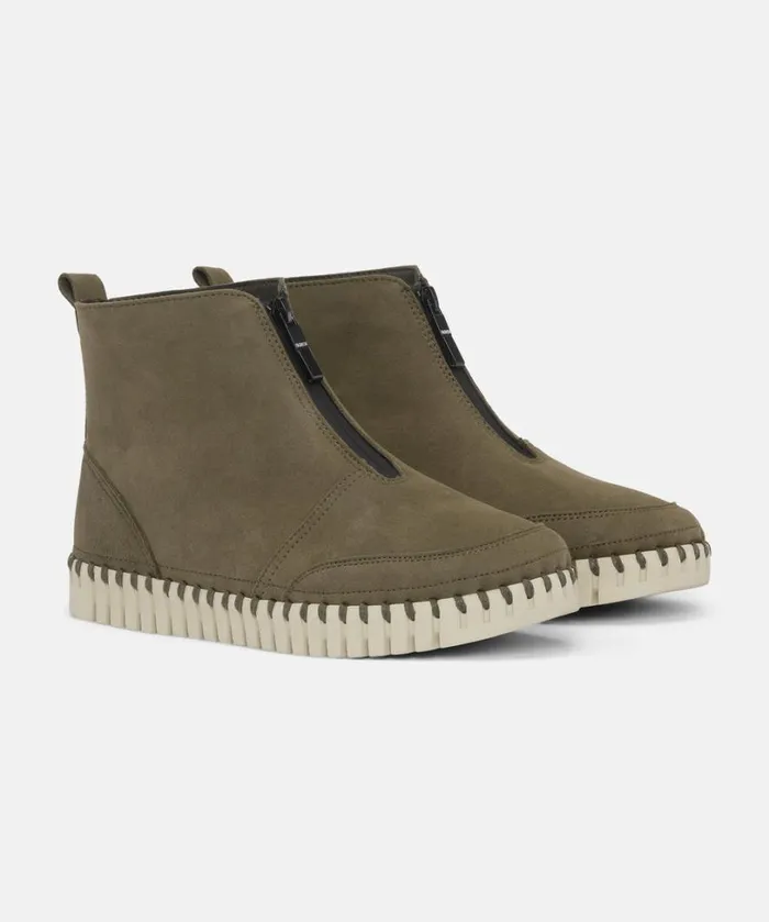 Ankle Boots 8211 Deep Olive Shoes Ilse Jacobsen Tulip Boots