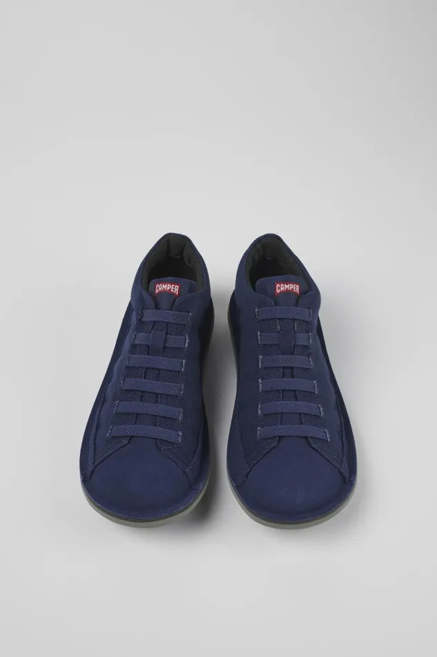 Ankle Boots Men Camper Beetle Blue TextileNubuck Basket Bootie Ankle Boots Men Camper Beetle Blue TextileNubuck Basket Bootie