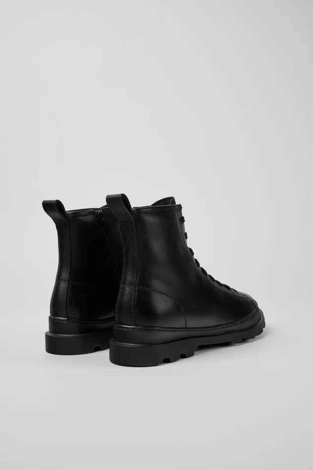 Ankle Boots Men Camper Brutus Black Leather Mid Boots Ankle Boots Men Camper Brutus Black Leather Mid Boots