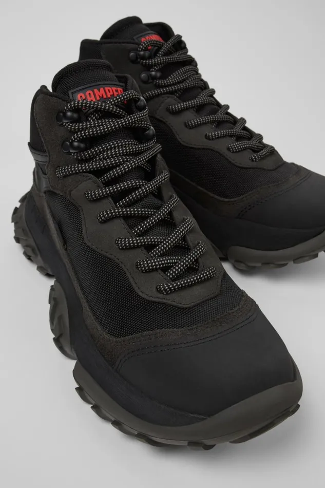 Ankle Boots Men Camper Karst Trek GORETEX Black And Gray Ankle Boots