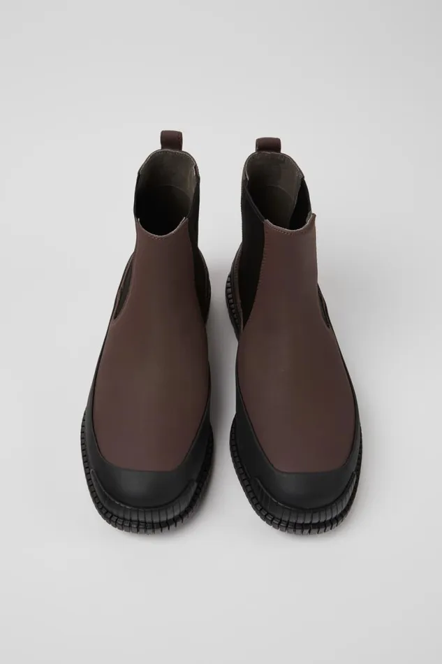 Ankle Boots Men Camper Pix Brown And Black Leather Chelsea Boots Ankle Boots Men Camper Pix Brown And Black Leather Chelsea Boots