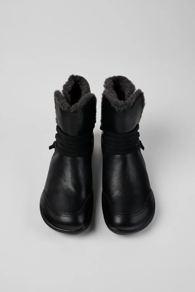 Ankle Boots Women Camper Peu Black Leather Ankle Boots Ankle Boots Women Camper Peu Black Leather Ankle Boots
