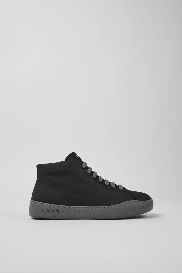 Ankle Boots Women Camper Peu Touring Black Recycled PET Sneaker Bootie