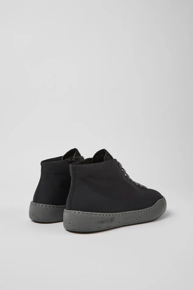 Ankle Boots Women Camper Peu Touring Black Recycled PET Sneaker Bootie