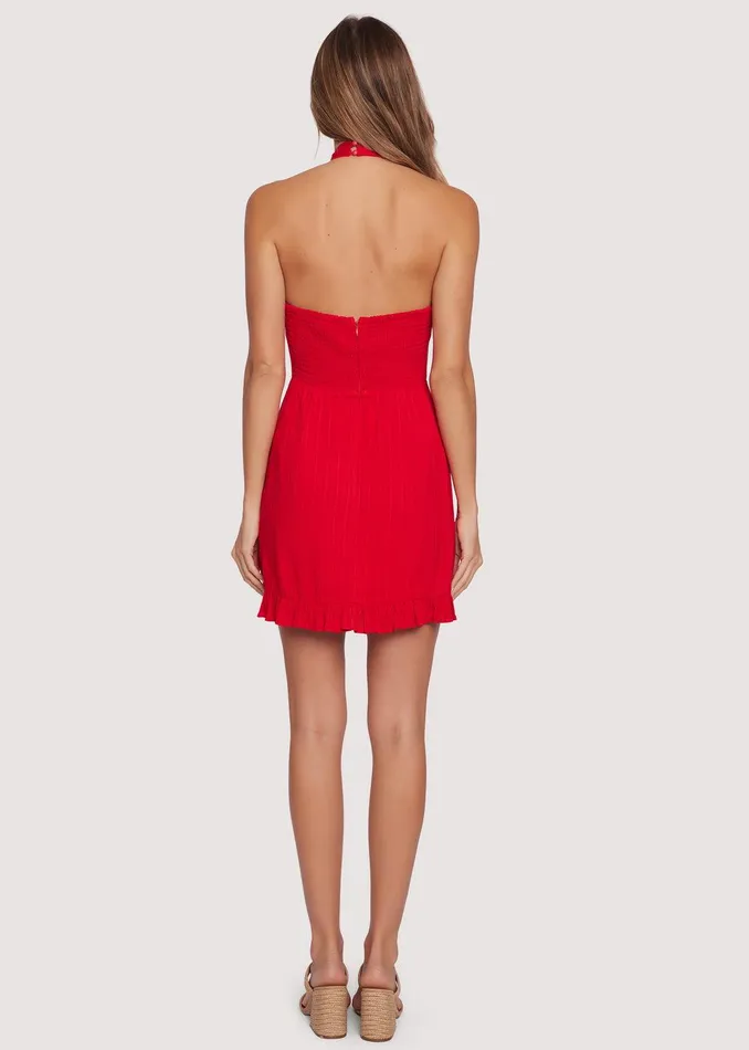Aphrodite Mini Dress Red Women Lost Wander Dresses