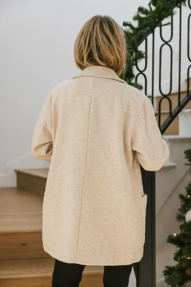 Ava Wool Blend Jacket In Tan Tan Women Bohme Outerwear