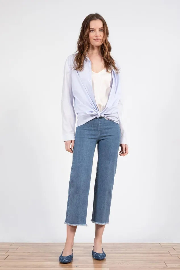 Avenue Montaigne ALEX Light Denim Women Pants