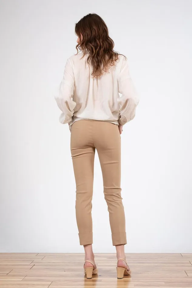 Avenue Montaigne BEN Signature Camel Women Pants