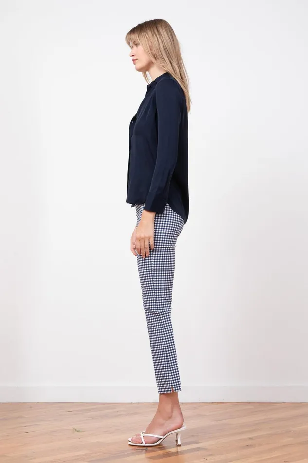 Avenue Montaigne BRIGITTE Check Sailor Women Pants