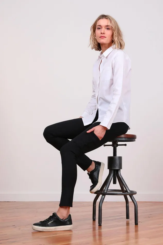 Avenue Montaigne CARGO Freedom Black Women Pants