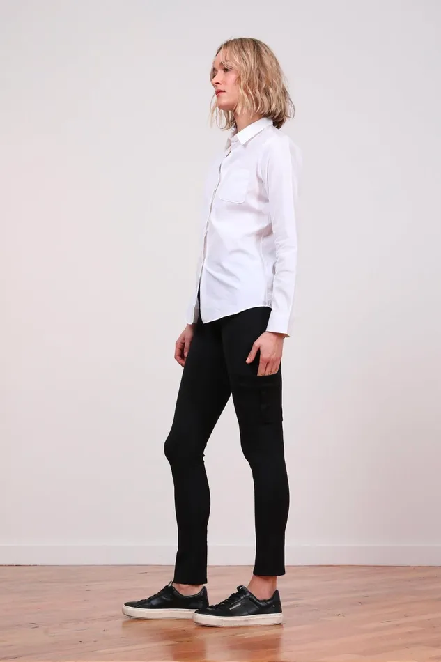 Avenue Montaigne CARGO Freedom Black Women Pants