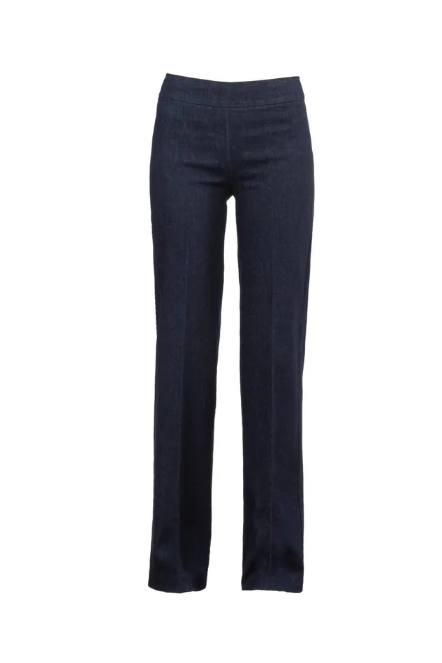 Avenue Montaigne FLAVIA Dark Denim Women Pants