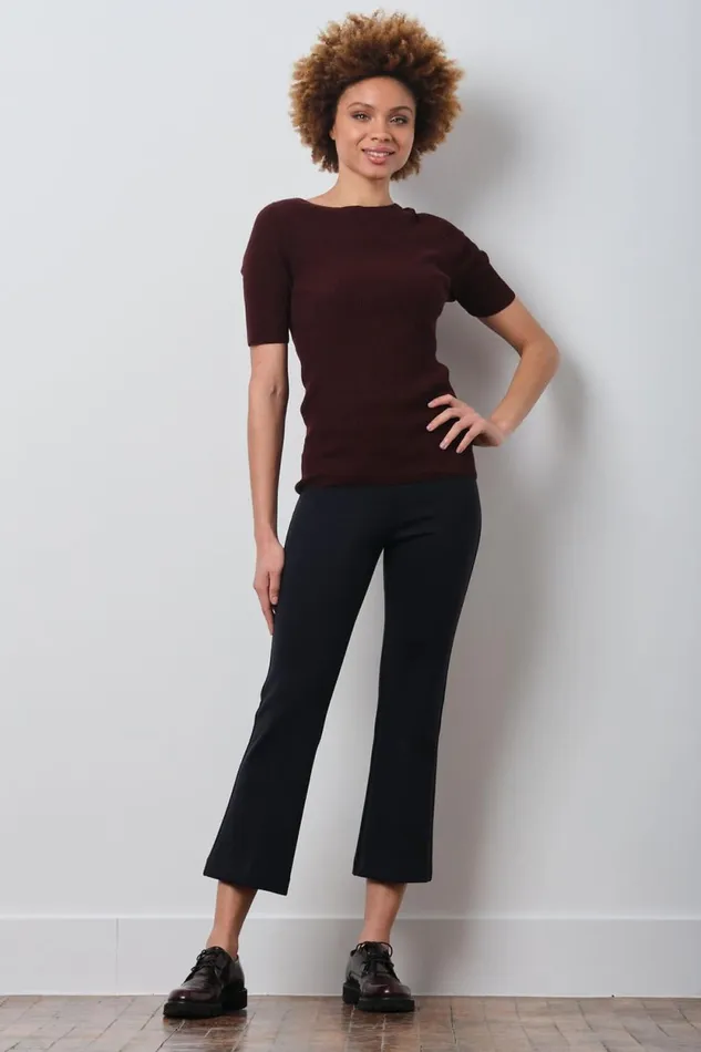 Avenue Montaigne LEO Freedom Navy Women Pants