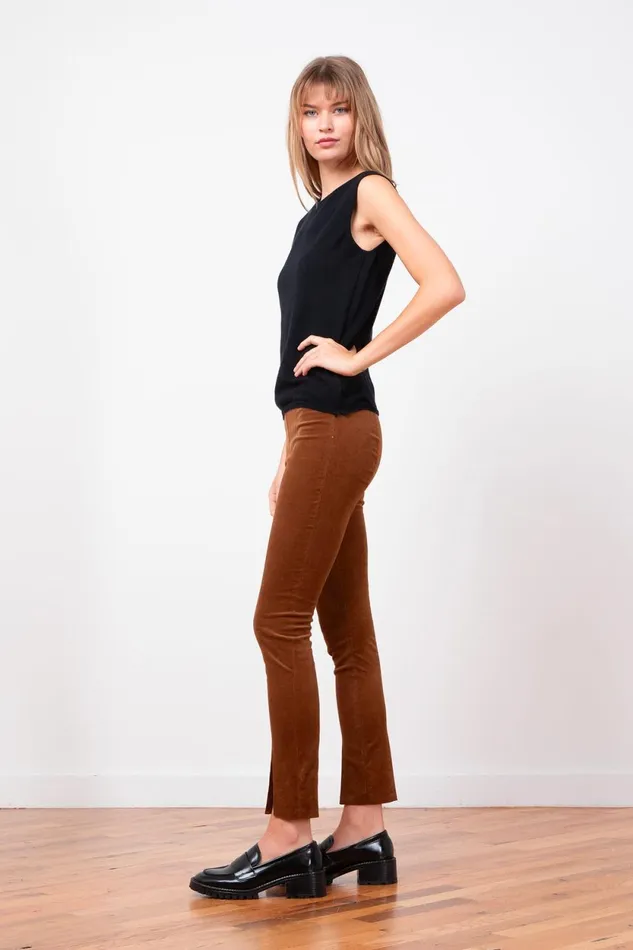 Avenue Montaigne MAX Fine Corduroy Cognac Women Pants Avenue Montaigne MAX Fine Corduroy Cognac Women Pants