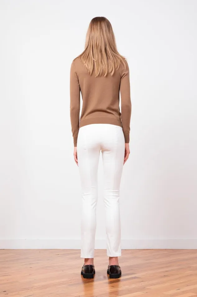 Avenue Montaigne MAX Fine Corduroy OffWhite Women Pants