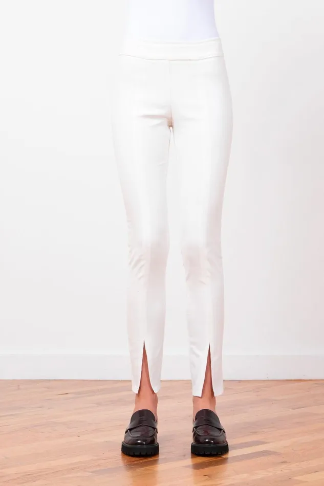Avenue Montaigne MAX Fine Corduroy OffWhite Women Pants