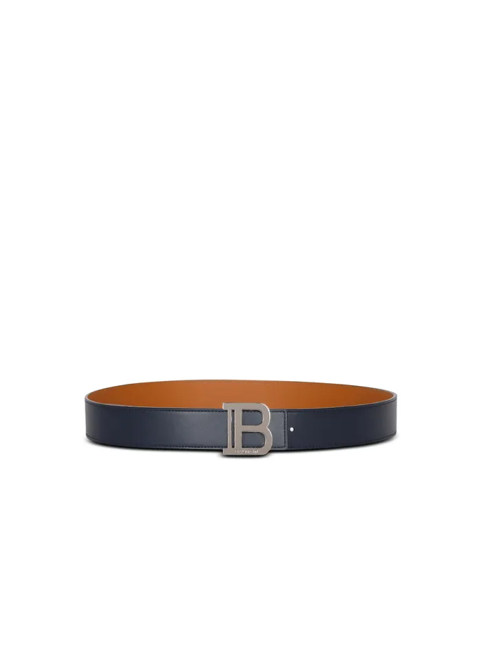 BBelt In Leather Multicolor Men Balmain Belts