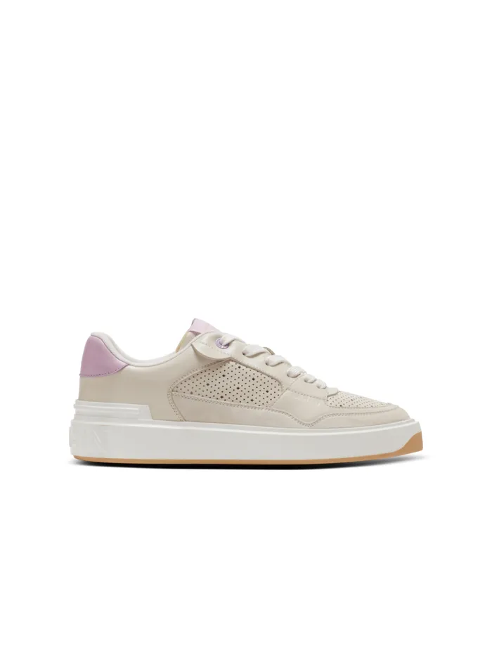 BCourt Flip Leather Sneakers Beige Women Balmain Sneakers